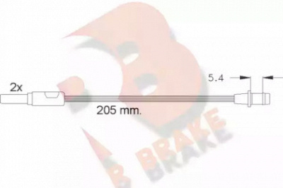 R BRAKE 610185rb -  